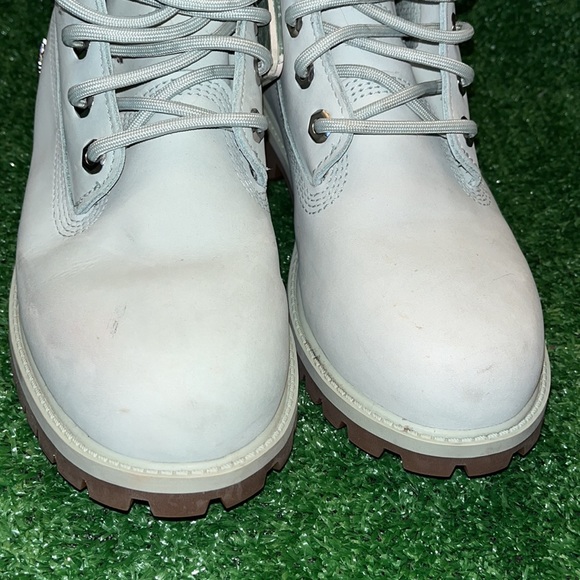 Rare Timberland Women's Mint Green Premium Boots - Picture 7 of 8